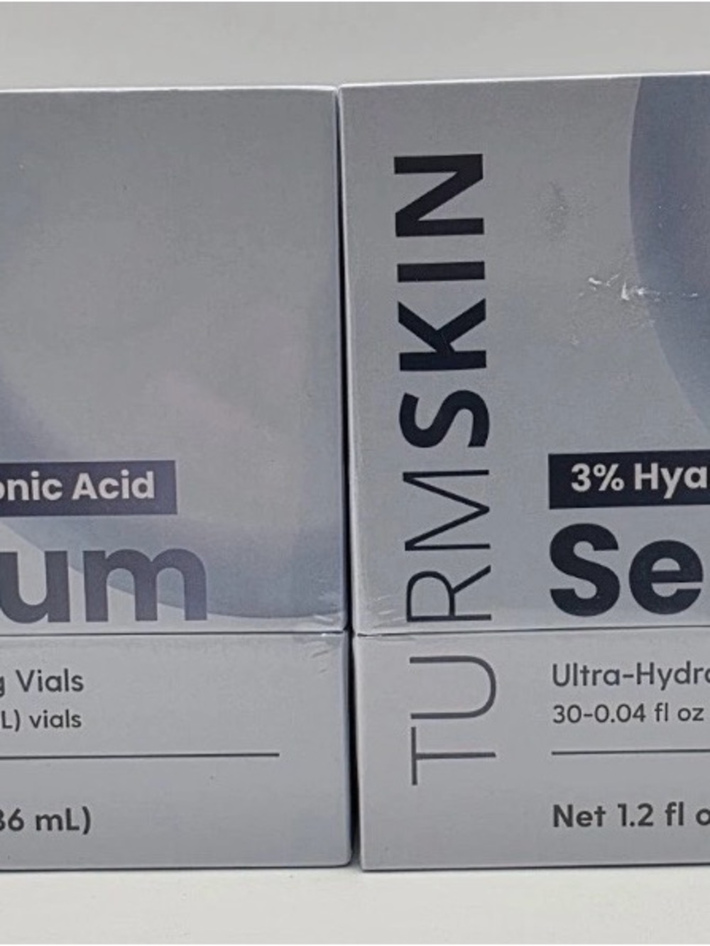 2 pack Turmskin hyalurolic acid serum ampoules ultra hydrating vials 3%hyaluron